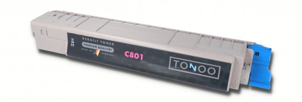 Tonoo® Toner ersetzt OKI C801dn | C801n | C821dn | C821n | 44643002 Magenta