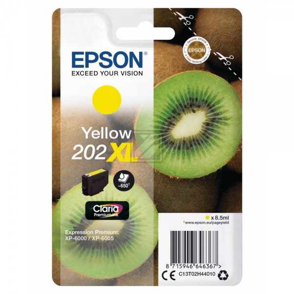 EPSON 202XL/T02H44 gelb Tintenpatrone