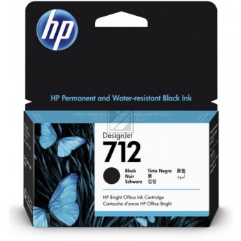 Original HP 712 | 3ED70A Tinte Schwarz