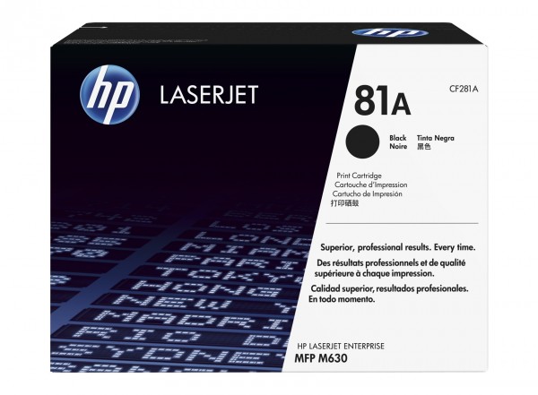 Original HP CF281A / 81A Toner Schwarz