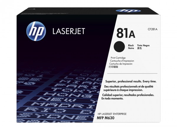 Original HP CF281A / 81A Toner Schwarz