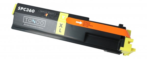 Tonoo® Toner ersetzt Ricoh Type SPC360HE | 408187 Gelb XL