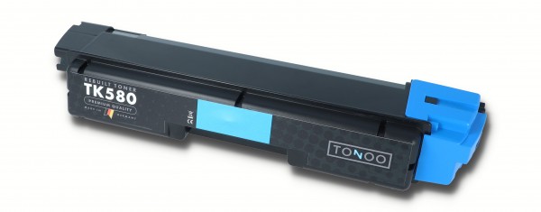 Tonoo® Toner ersetzt Kyocera TK580C Cyan