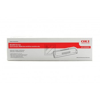 Original OKI 43502002 Toner Schwarz