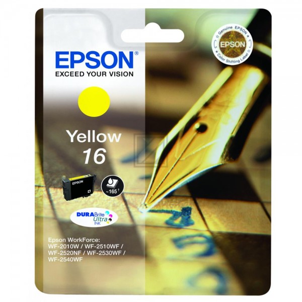 EPSON 16 / T1624 gelb Tintenpatrone