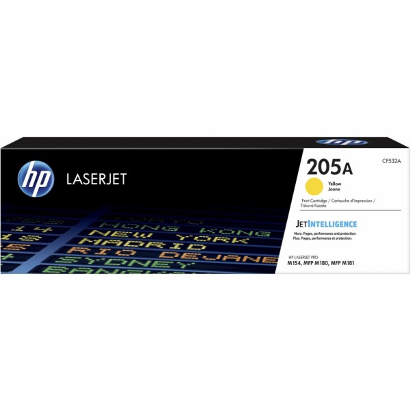 Original HP CF532A / 205A Toner Gelb