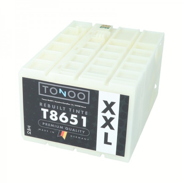 Tonoo® Tinte ersetzt Epson 86XXL | T8651XXL | C13T865140 Schwarz XXL