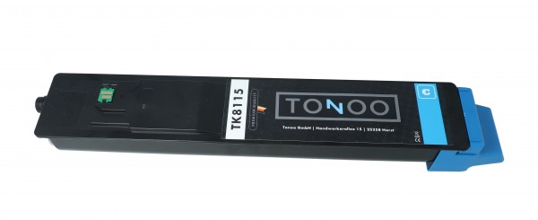 Tonoo® Toner TK8115C für Kyocera Ecosys M8124 cidn | M8130 cidn | Cyan