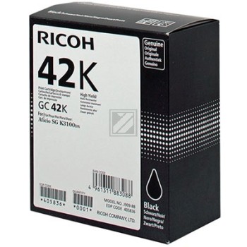 Original Ricoh 405836 / GC42K Tinte Schwarz