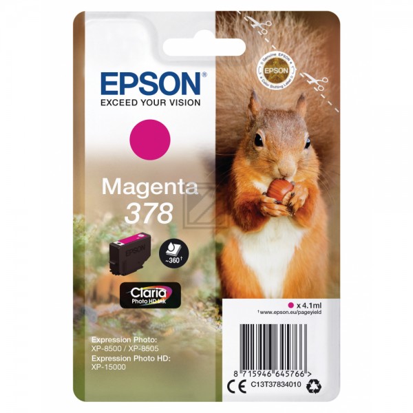 EPSON 378/T37834 magenta Tintenpatrone