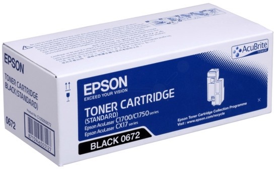 Original Epson 0672 | C13S050672 Toner Schwarz