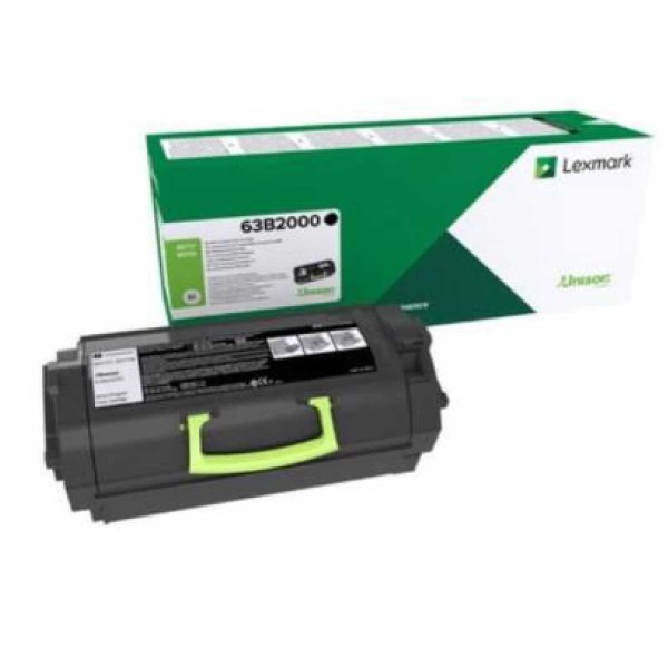 Original Lexmark 63B2000 Toner Schwarz