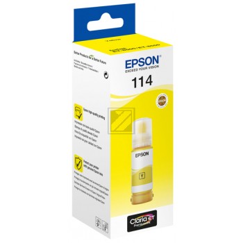 EPSON 114/T07B4 gelb Tintenflasche