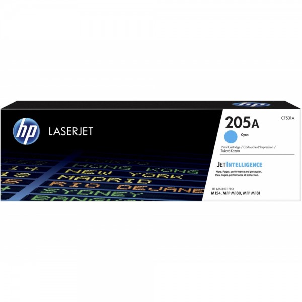 Original HP CF531A / 205A Toner Cyan
