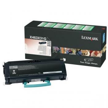 Original Lexmark X463X31G Toner Schwarz