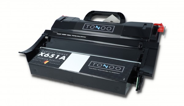 Tonoo® Toner ersetzt Lexmark X651A11E | X651A21E Schwarz