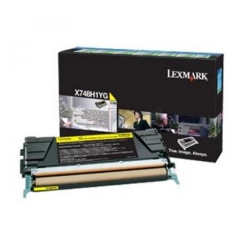 Original Lexmark X748H3YG Toner Gelb