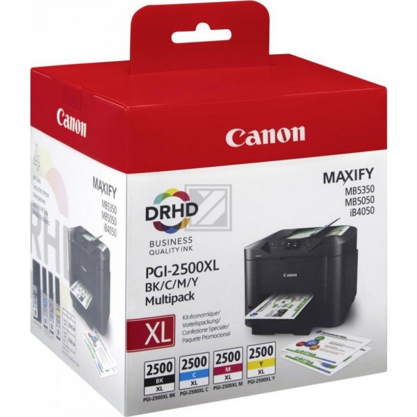 Original Canon 9254B004 / PGI2500XL BK/C/M/Y Tinten Spar Set XL