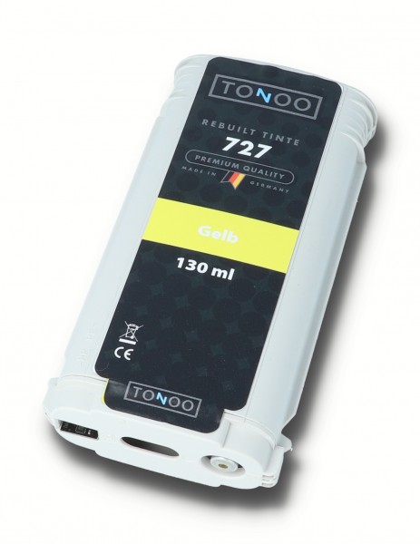 Tonoo® Tinte ersetzt HP B3P21A | 727 Gelb