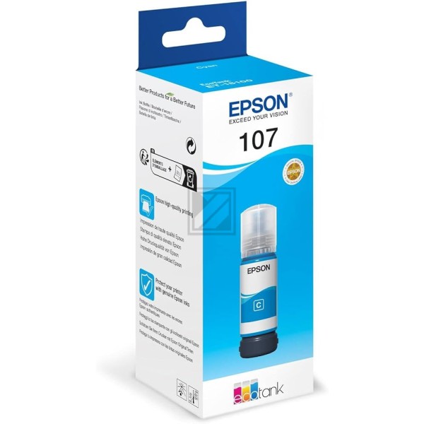 EPSON 107/T09B2 cyan Tintenflasche