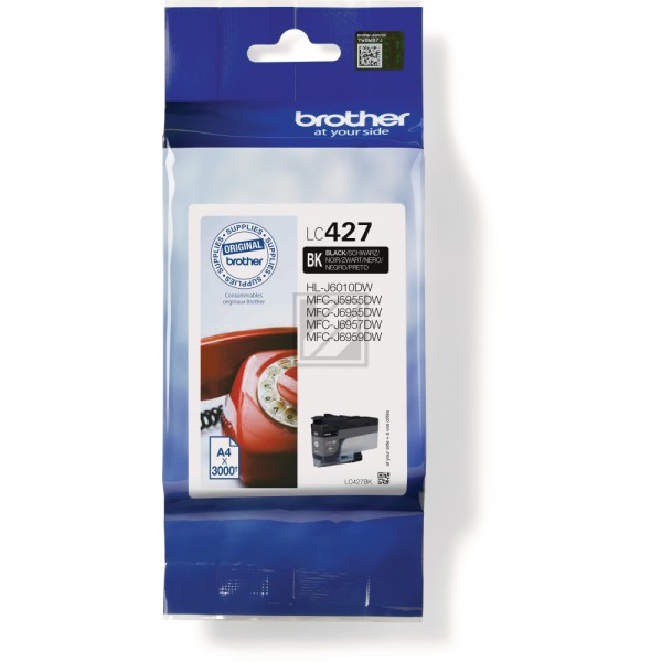 brother LC-427BK schwarz Druckerpatrone