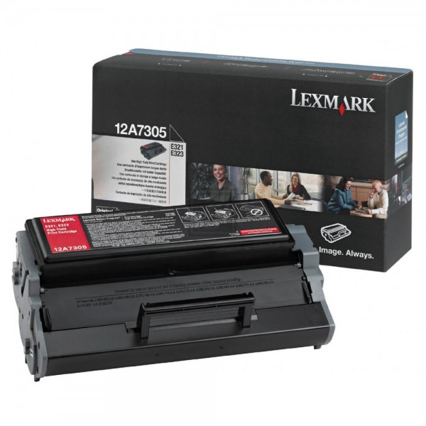 Original Lexmark 12A7305 Toner Schwarz
