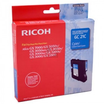 Original Ricoh GC21C | 405533 Gel Cyan