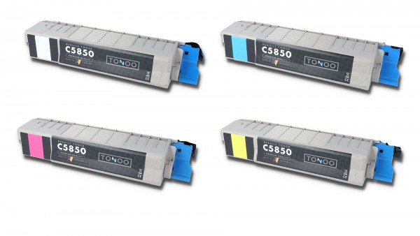 Tonoo® Toner ersetzt OKI C5850 | C5950 | MC560 Spar Set