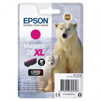 EPSON 26 XL / T2633 XL magenta Tintenpatrone