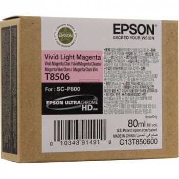 EPSON T8506 Vivid Light Magenta Tintenpatrone