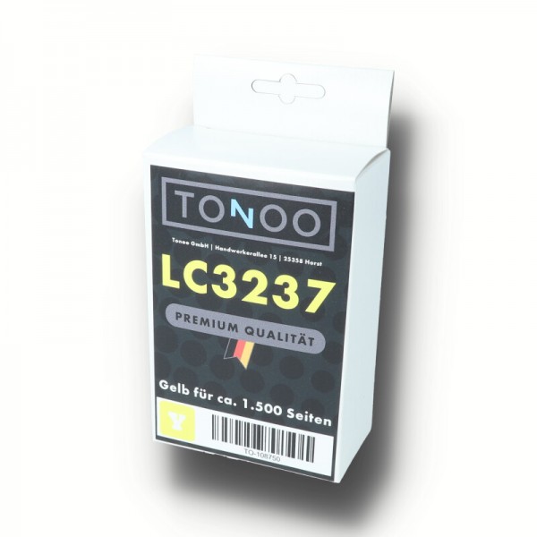 Tonoo® Tinte ersetzt Brother LC3237Y Gelb
