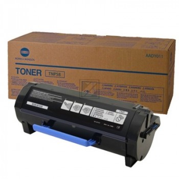 Original Konica Minolta TNP58 | AADY011 Toner Schwarz