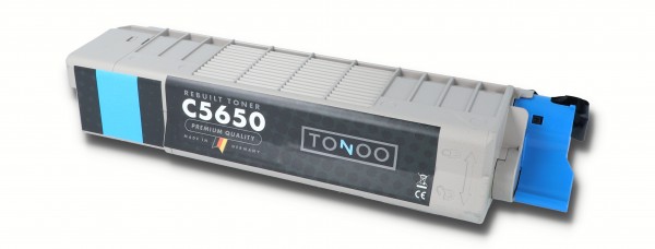 Tonoo® Toner ersetzt OKI C5650 | C5750 | 43872307 Cyan