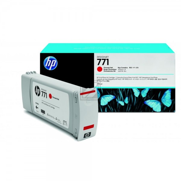Original HP 771C | B6Y08A Tinte Chromatisches Rot