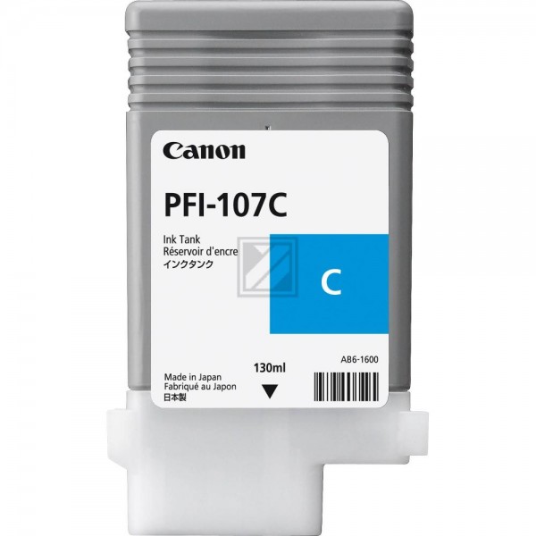 Canon PFI-107 C cyan Tintenpatrone