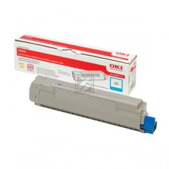 Original OKI 43487711 Toner Cyan