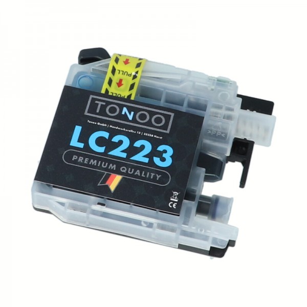 Tonoo® Tinte ersetzt Brother LC223C Cyan