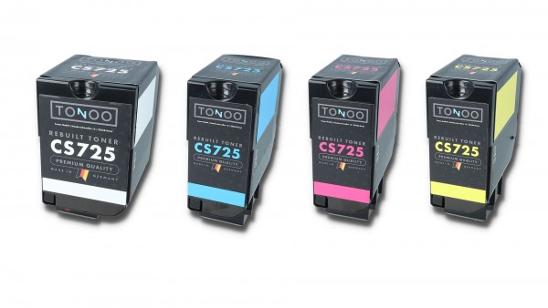Tonoo® Toner ersetzt Lexmark CS720 | CS725 | CX725 Spar Set