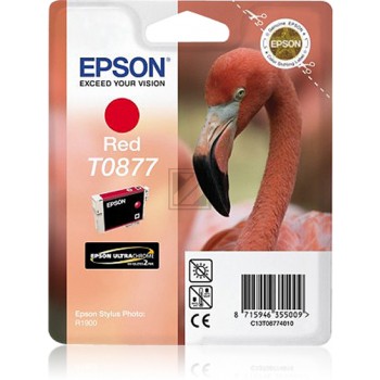 EPSON T0877 rot Tintenpatrone
