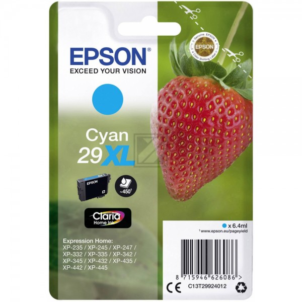 EPSON 29XL / T2992XL cyan Tintenpatrone