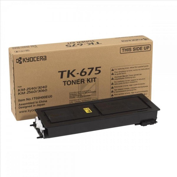 Original Kyocera TK675 / 1T02H00EU0 Toner Schwarz