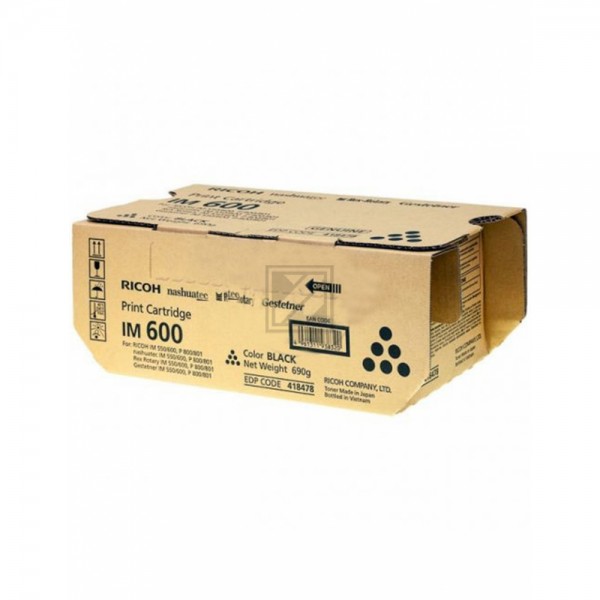 Original Ricoh 418478 Toner Schwarz