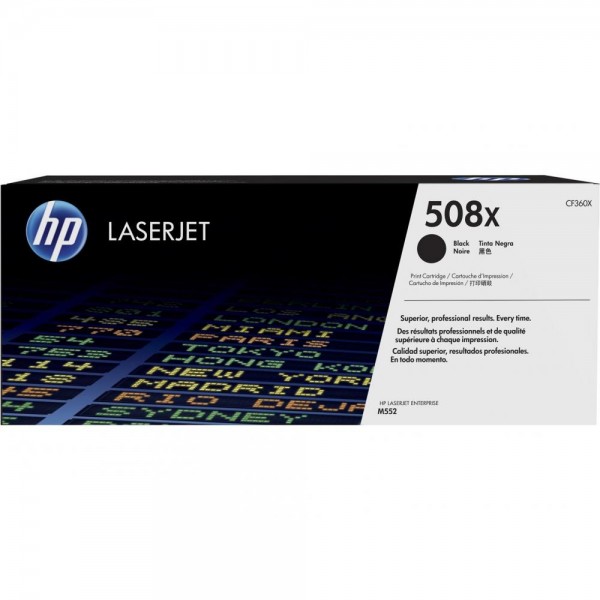 Original HP CF360X / 508X Toner Schwarz XL