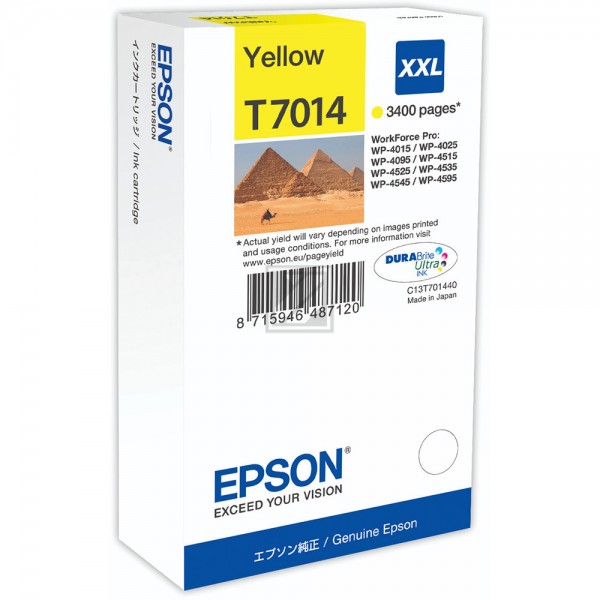 EPSON T7014 gelb Tintenpatrone