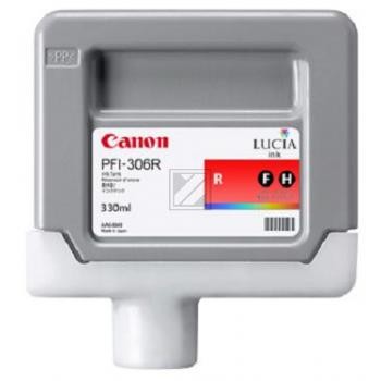 Original Canon PFI306R | 6663B001 Tinte Rot