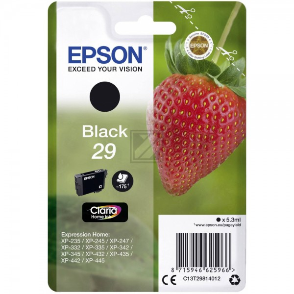 EPSON 29 / T2981 schwarz Tintenpatrone