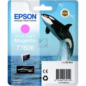 EPSON T7606 vivid light magenta Tintenpatrone