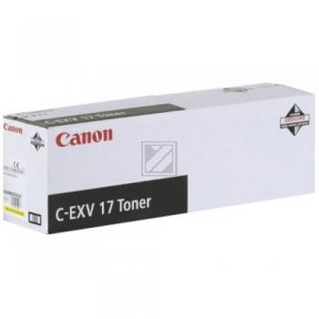 Original Canon CEXV17 | 0259B002 Toner Gelb