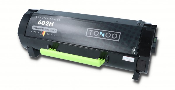Tonoo® Toner ersetzt Lexmark 602H | 60F2H00 | 60F2H0E | 60F0HA0 | Schwarz XL