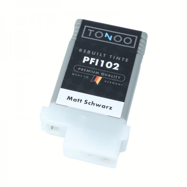 Tonoo® Tinte ersetzt Canon 894B001 | PFI102MBK Matt Schwarz
